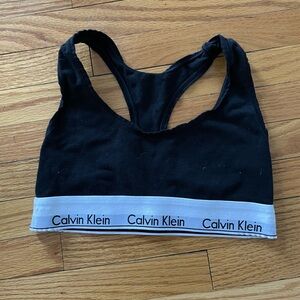 Calvin Klein Black Sports Bra